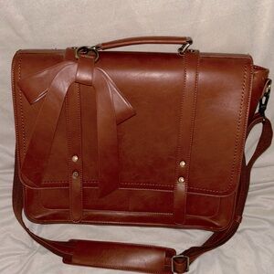 ECOSUSI Women's 15” Vintage Vegan Leather Bag